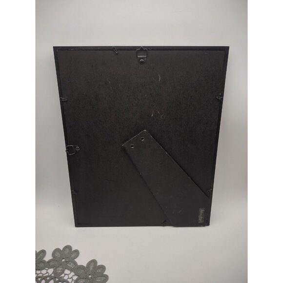 Vintage Dragonfly Frog Toad Pond Swamp Lake Foxtail Black Velvet Framed Painting - Picture 8 of 12